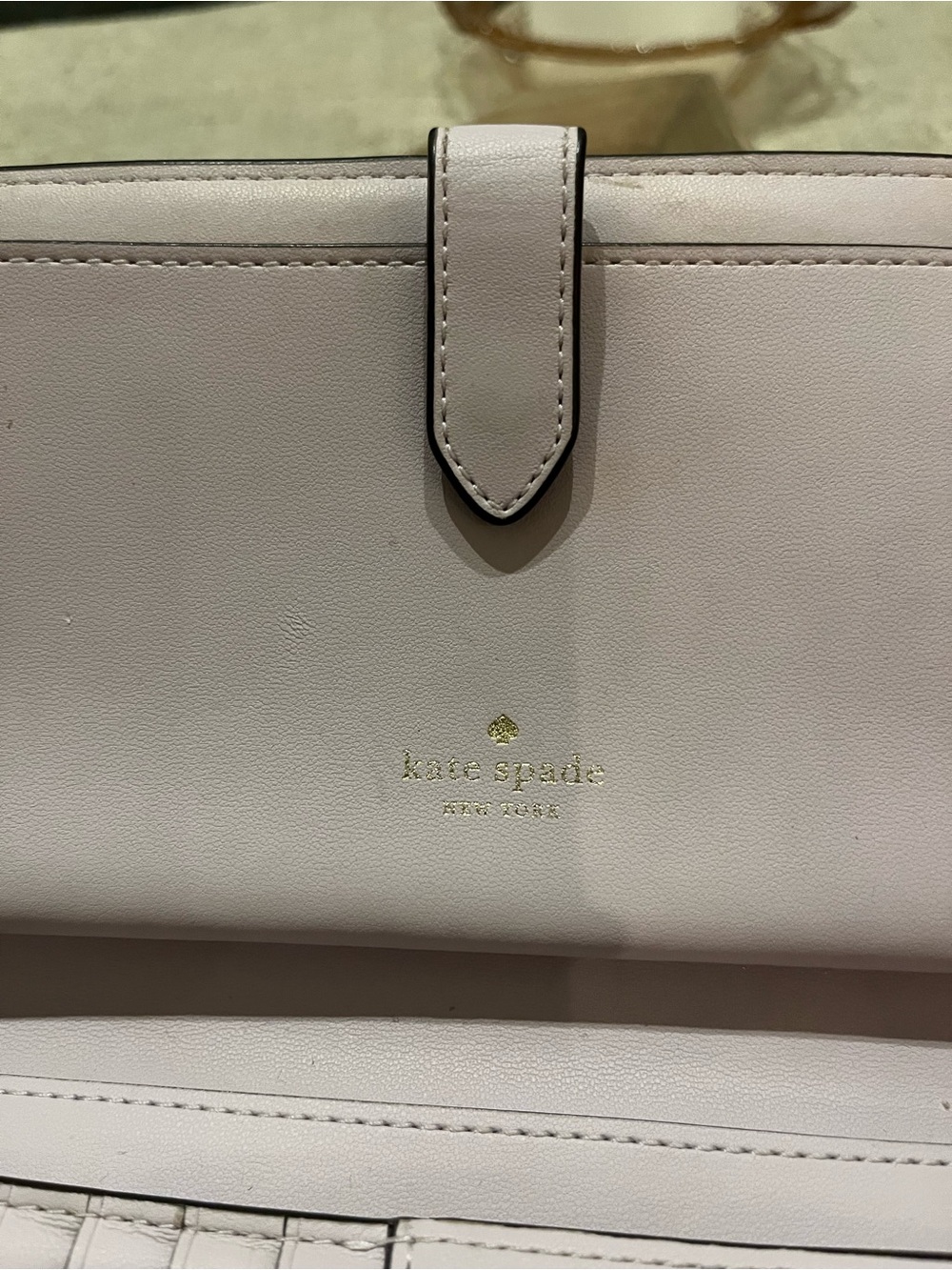 kate spade Pale Pink Saffian Wallet - Picture 7 of 10
